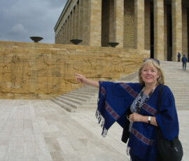 At the Mausoleum of Ataturk, Turkey